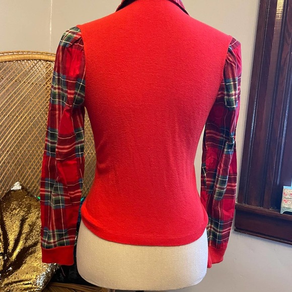 70s sweater vintage button down - Picture 5 of 8